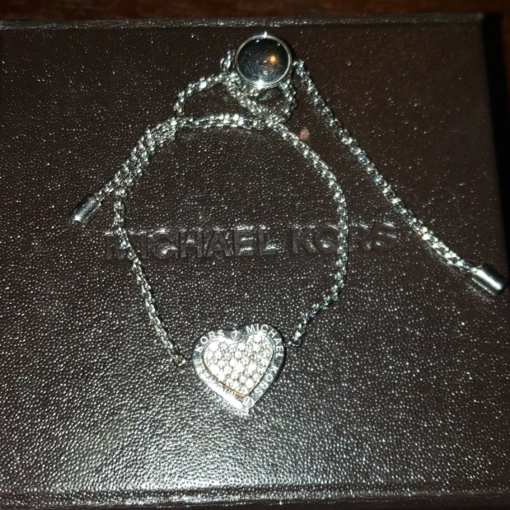 Silver with Swarovski crystal Michael Kors